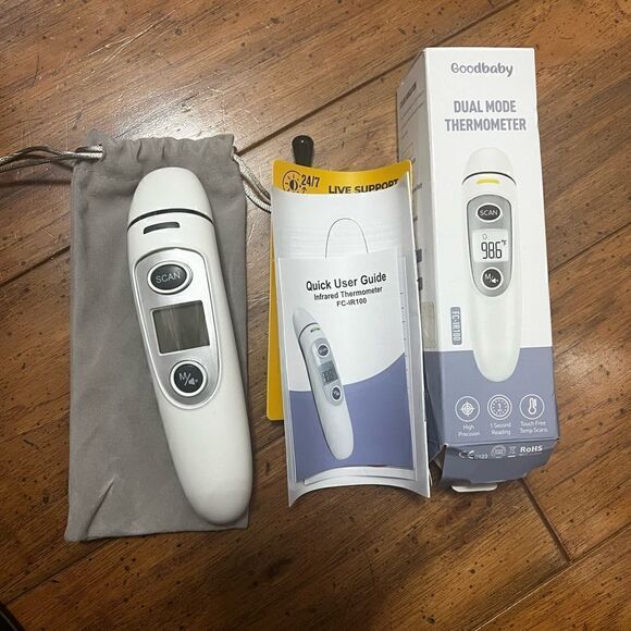 Thermometer for Adults,Touchless Digital Infrared for Fever, Ear and Forehead - Picture 1 of 11